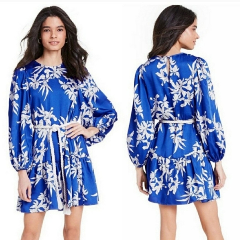 Alexis for Target blue silk dress
